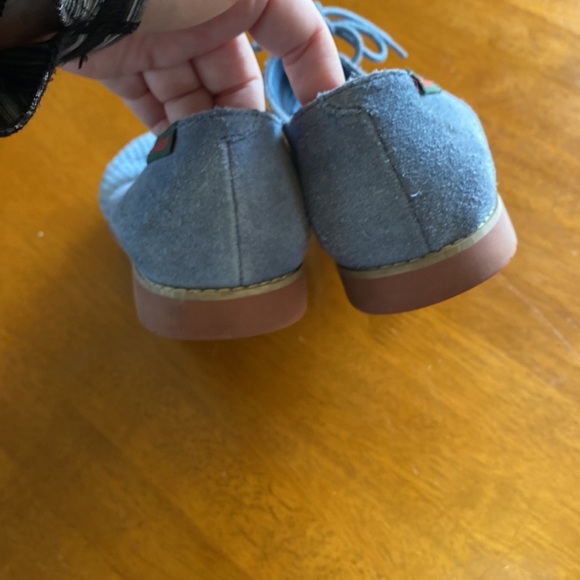 Bass Ellis Blue Suede Shoes 8.5 VGUC - Picture 8 of 10